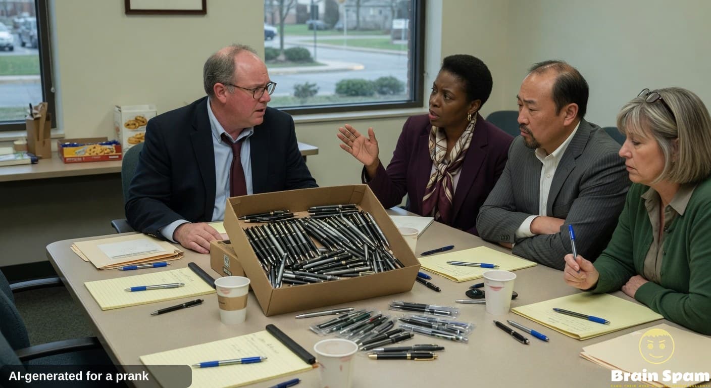 Committee Chair Draws Heat Over Pen Supplies